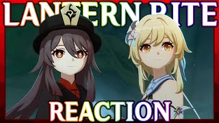 WHAT NO Lantern Rite 2025 Cutscene Reactions  Genshin Impact [upl. by Brandea]