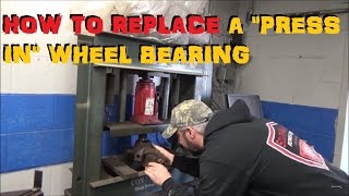 How To quotPressquot A quotPress Inquot Style Wheel Bearing [upl. by Anaynek]