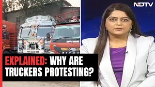 Why Truck Drivers Across India Are Protesting Today [upl. by Ddahc]