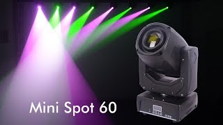 MIni LED Moving Head Spot 60W [upl. by Yrrad]