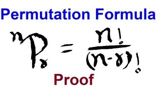 Proof Permutation Theorem  Permutation Formula Derivation [upl. by Ibbed]