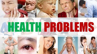 40 Health Problems English Vocabulary with Pictures  Common Illnesses Vocabulary [upl. by Tallie]