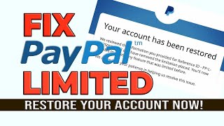 How to Fix Limited PayPal Account [upl. by Ivon]