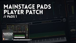 MainStage Pads Player Demo  Pads 1 [upl. by Ainessej]