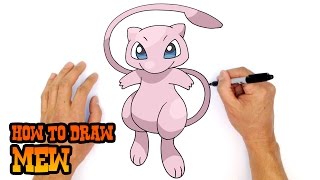 How to Draw Pokemon  Mew [upl. by Idona]