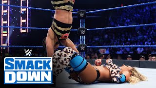 Bianca Belair vs Carmella SmackDown Aug 20 2021 [upl. by Conyers156]