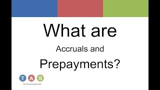 What are Accruals and Prepayments [upl. by Easter51]