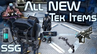 ARK Genesis 2 All NEW Tek Items [upl. by Eiralav]