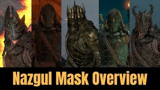 NEW NAZGUL MASK OVERVIEW  ARMOUR Shadow of War [upl. by Stovall267]