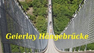 Geierlay Hängebrücke längste Hängebrücke in Deutschland [upl. by Samot8]