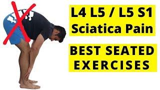 L4 L5  L5 S1 best seated exercises [upl. by Filide]