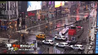 📡 Times Square  Manhattan  New York  USA  4K Webcam Live [upl. by Carly277]