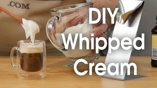 DIY whipped cream in 60 seconds [upl. by Gnaoh]