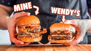 Making The Wendys Baconator At Home  But Better [upl. by Refinney566]