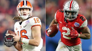 Clemson Ohio State go back and forth in CFP semifinal  College Football Playoff Highlights [upl. by Riaj]