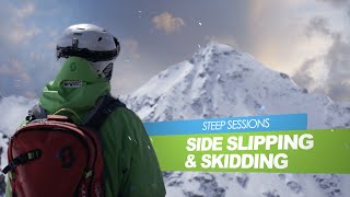 STEEP SESSIONS  Side Slipping  Skidding Warren Smith Ski Academy [upl. by Lazare971]