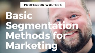 Basic Market Segmentation Models [upl. by Ehpotsirhc]