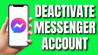 How to Deactivate Messenger Account EASILY [upl. by Aiderfla270]