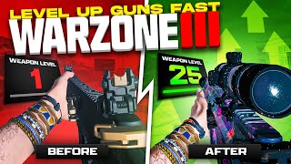 The FASTEST Way To Level Up Guns in Warzone 3 [upl. by Aanas]