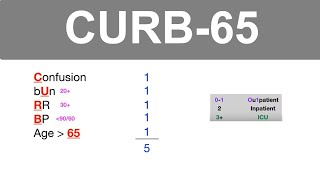 CURB65 Pneumonia Scale [upl. by Myrle]