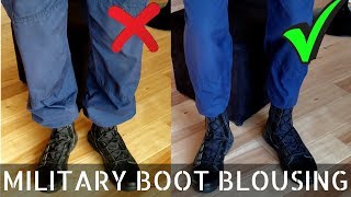 How To blouse your boots like a pro [upl. by Karleen]