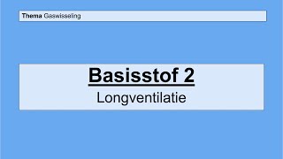 Havo 5  Gaswisseling en uitscheiding  Basisstof 2 Longventilatie [upl. by Cyd338]