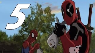 Deadpool in Ultimate SpiderMan 56 vs SpiderMan [upl. by Nuhsar183]