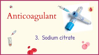 Anticoagulant  Trisodium Citrate  Blue Top vial  Hindi [upl. by Nnaik]