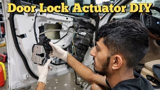 Door Lock Actuator Replacement DIY BMW E46 [upl. by Gavrila]