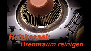 Heizkessel Brennraum selbst reinigen [upl. by Hungarian]