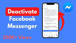 How to Deactivate Facebook Messenger Updated  Deactivate Messenger [upl. by Navets]