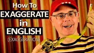 How to use Exaggerate and Exaggeration in English  Word meanings and grammar use [upl. by Annad793]