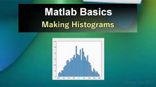 Matlab Basics Histograms [upl. by Ykcir]