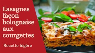 Lasagnes Bolognaise Recette rééquilibrage alimentaire [upl. by Carisa]