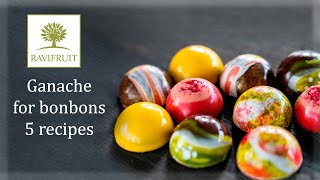 Ganache for bonbons  5 recipes [upl. by Ayram]