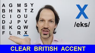 How To Pronounce The English Alphabet BRITISH PRONUNCIATION [upl. by Iphigenia559]