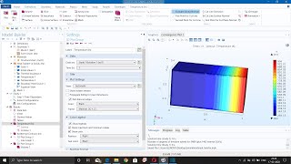 conduction heat transferheat transferCOMSOL Multiphysics [upl. by Laitselec]