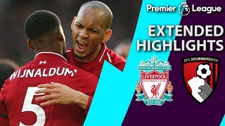 Liverpool v Bournemouth  PREMIER LEAGUE EXTENDED HIGHLIGHTS  2919  NBC Sports [upl. by Ashwin]