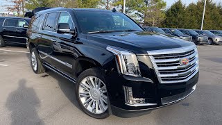 The New 2020 Cadillac Escalade ESV Platinum Walkaround Review [upl. by Barabbas854]