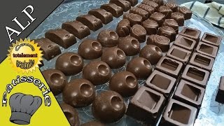 Bonbons chocolat à la fraise  Apprendre la pâtisserie ALP [upl. by Ecinerev]