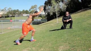 Velocity NFL Combine Training Hill RunExplosive Start Combo [upl. by Asuncion]