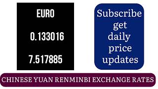 Chinese Yuan Renminbi Foreign Currency Exchange Rates Today 31 January 2025 [upl. by Attenor618]