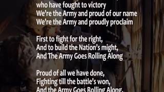 The Army Song with lyrics performed by The United States Army Band [upl. by Spear]