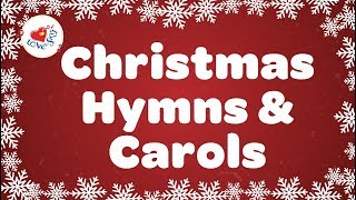 Christmas Hymns and Carols Playlist  Best 32 Christmas Songs Lyrics [upl. by Ezar]