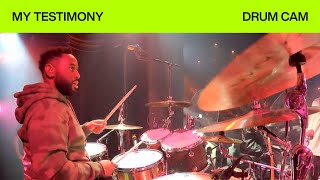 My Testimony  Drum Cam  Elevation Worship [upl. by Ecnerewal]