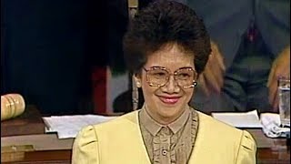 Corazon Aquino  US Congress Speech Audio Enhanced [upl. by Ettennor]