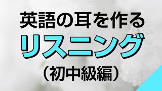 英語の耳を作る！初中級リスニング訓練 [upl. by Kev309]