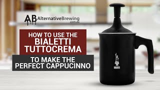 How to Use the Bialetti Tuttocrema Milk Frother [upl. by Halden]