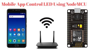 Mobile App Control LED  NodeMCU  IOT  ESP8266  ThingSpeak Server  MIT APP Inventor [upl. by Yhotmit2]