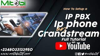 How To Configure Grandstream IP PBX And Setup [upl. by Ahsin204]